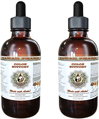 HawaiiPharm Colon Support, Veterinary Natural Alcohol-Free Liquid Extract, Pet Herbal Supplement 2x2 Oz 6 HawaiiPharm Colon Support, Veterinary Natural Alcohol-Free Liquid Extract, Pet Herbal Supplement 2x2 Oz - Image 4