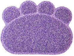 QCUTEP Pet Feeding Mat, Pet Litter Mat PVC Non-Slip Litter Tray Mat Waterproof Claw-Printed Pet Litter Pads For Cats Dogs And Puppies 40 X 30cm -Pet Products Shop 51LZRyomCRL. AC