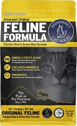 Annamaet Original Feline Formula Dry Cat Food, (Chicken & Brown Rice), 4-lb Bag 18 Annamaet Original Feline Formula Dry Cat Food, (Chicken & Brown Rice), 4-lb Bag -Pet Products Shop 51LfNEnO2LL. AC