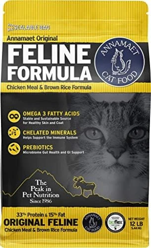 Annamaet Original Feline Formula Dry Cat Food, (Chicken & Brown Rice), 4-lb Bag 10 Annamaet Original Feline Formula Dry Cat Food, (Chicken & Brown Rice), 4-lb Bag - Image 8