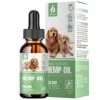 Hemp Oil For Dogs And Cats - Helps Anxiety Stress Pain Inflammation Relax Sleep Calm Aggressive Arthritis Allergies Seizures Skin Joint Hip - Treats Chews Pill Tincture - Organic Pet Calming Drops -Pet Products Shop 51M33PtzAaL