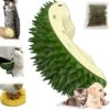 Durian-Shaped Cat Scratcher,Durian Multifunctional Toys,Cat Durian Shell Durian，Massaging And Removing Floating Hair Cat Dog Mint Toys (Green) -Pet Products Shop 51M6bnvJn8L