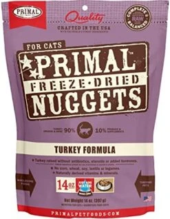 Primal Freeze Dried Cat Food Nuggets Beef & Salmon, Complete & Balanced Scoop & Serve Healthy Grain Free Raw Cat Food, Crafted In The USA (5.5 Oz) -Pet Products Shop 51MWMAEQILL. AC
