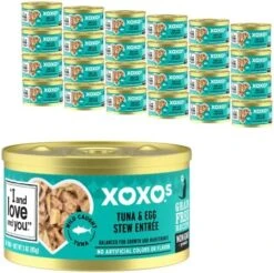 I AND LOVE AND YOU Naked Essentials Canned Wet Cat Food - Variety Pack: Beef Recipe, Salmon+Chicken Recipe, Turkey Recipe, 3-Ounce, Pack Of 12 Cans, Variety Pack Pate; Beef, Salmon, Turkey -Pet Products Shop 51NxZdcc5JL. AC