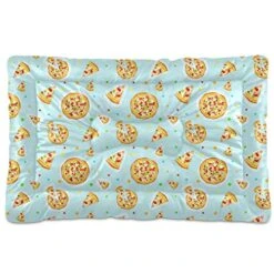 Food Pizza Dog Bed Cat Bed Soft Comfortable Pet Bed Non-Slip Calming Kennel Pad For Small Medium Large Dogs Cats 2116507