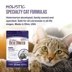 Best Breed Grain Free Cat Diet Made In USA [Natural Dry Cat Food For All Ages] - 4lbs. -Pet Products Shop 51OVnPQAg2L