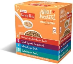 WholeHearted Flavor-Boosting Wet Cat Meal Topper Broths Variety Pack, 1.4 Oz., Count Of 12 -Pet Products Shop 51OvikBsLUL. AC