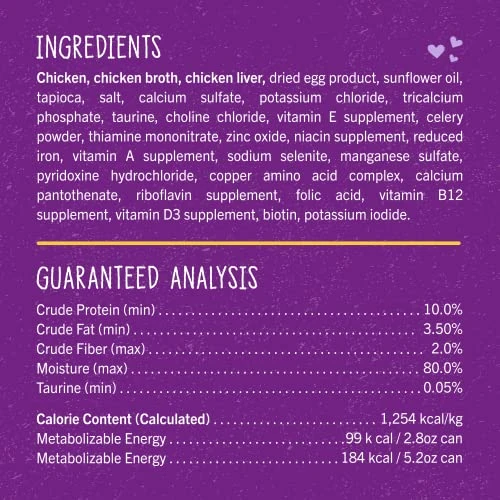 Stella & Chewy’s Carnivore Cravings Purrfect Pate Cans – Grain Free, Protein Rich Wet Cat Food – Chicken & Chicken Liver Recipe – (5.2 Ounce Cans, Case Of 24) 7 Stella & Chewy’s Carnivore Cravings Purrfect Pate Cans – Grain Free, Protein Rich Wet Cat Food – Chicken & Chicken Liver Recipe – (5.2 Ounce Cans, Case Of 24) - Image 5