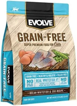 Evolve Grain Free Ocean Whitefish And Egg Cat Food -Pet Products Shop 51PJ8TB7V0L. AC