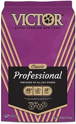 Victor Super Premium Dog Food – Professional Dry Dog Food – Super Premium Dog Food With 26% Protein, Gluten Free - For High Energy And Active Dogs & Puppies, 40lbs -Pet Products Shop 51PtTnOjCCL. AC