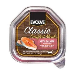 Evolve Classic Crafted Meals Salmon Recipe Cat Food (Pack Of 15)