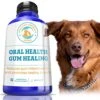 Healthy Animals 4 Ever Oral Health Gum Healing For Dogs - Relieves Inflammation, Soothes Pain, Fights Gum Disease - Natural, Non-GMO, Organic - Gluten, Preservative & Chemical Free Supplement - 300 Ct -Pet Products Shop 51QP0fOYsvL
