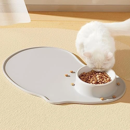 Waterproof And Non-Slip Silicone Pet Feeding Mat, Cat Litter Pad Or Dog Food Mats For Floors - Multiple Colors, Sizes & Purposes (Color : Pink) 8 Waterproof And Non-Slip Silicone Pet Feeding Mat, Cat Litter Pad Or Dog Food Mats For Floors - Multiple Colors, Sizes & Purposes (Color : Pink) - Image 6