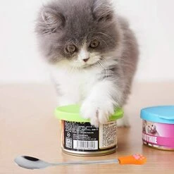 SENHAI 3 Pcs Silicone Pet Can Covers & 2 Pcs Pet Spoons, Canned Food Lid And Spoon For Dog And Cat, One Meet Three Sizes - Red Green, Light Blue 13 SENHAI 3 Pcs Silicone Pet Can Covers & 2 Pcs Pet Spoons, Canned Food Lid And Spoon For Dog And Cat, One Meet Three Sizes - Red Green, Light Blue -Pet Products Shop 51QfZgFhcCL