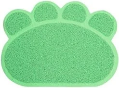 QCUTEP Pet Feeding Mat, Pet Litter Mat PVC Non-Slip Litter Tray Mat Waterproof Claw-Printed Pet Litter Pads For Cats Dogs And Puppies 40 X 30cm -Pet Products Shop 51S4OmIG8KL. AC