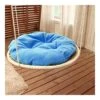 YangYan Cat Double Layer Hammock Sisal Round Bed Natural Straw And Cotton Cloth Safety Cat Hanging Beds Pet Comfortable Mats Cushions (Color : Blue Single Layer) -Pet Products Shop 51U3hpsLiCL