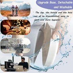 Lucky-M Pets Automatic Feeder And Waterer Set,Dogs Cats Food Feeder 3.8L,2 In 1 Water Dispensers For Small Medium Big Pets (B-Gray) -Pet Products Shop 51U88jGlkJL