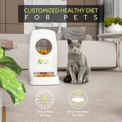 S.Y. 6L Automatic Cat Feeder Timed Smart Pet Feeder For Dogs And Cats Food Dispenser With Portion Control, Voice Recorder -Pet Products Shop 51UQ4WjqrPL