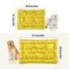 Food Hamburger Fries Dog Bed Cat Bed Soft Comfortable Pet Bed Non-Slip Calming Kennel Pad For Small Medium Large Dogs Cats 2116480