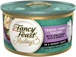 Purina Fancy Feast Wet Cat Food, Medleys White Meat Chicken Tuscany With Long Grain Rice & Greens - (24) 3 Oz. Cans -Pet Products Shop 51VnMB6nciL. AC