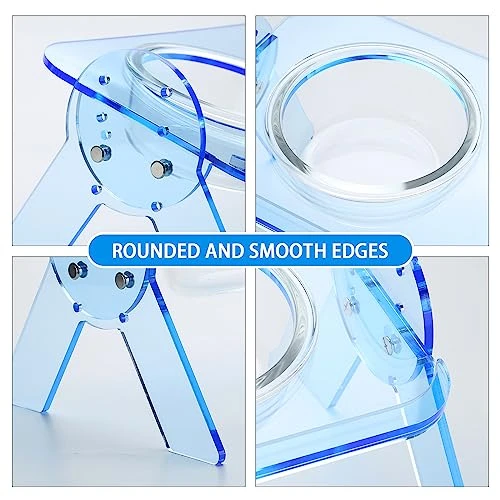 Cat Bowls Elevated For Indoor Cats, Aesthetic Adjustable Raised Cat Bowl With Stand For Kitten, Adult Cats, Senior Cats 5 Cat Bowls Elevated For Indoor Cats, Aesthetic Adjustable Raised Cat Bowl With Stand For Kitten, Adult Cats, Senior Cats - Image 3