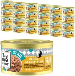 I AND LOVE AND YOU Naked Essentials Canned Wet Cat Food - Variety Pack: Beef Recipe, Salmon+Chicken Recipe, Turkey Recipe, 3-Ounce, Pack Of 12 Cans, Variety Pack Pate; Beef, Salmon, Turkey -Pet Products Shop 51WKlJtS2pL. AC