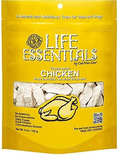 LIFE ESSENTIALS BY CAT-MAN-DOO All Natural Freeze Dried Chicken For Dogs & Cats - No Fillers, Preservatives, Or Additives - Grain Free Tasty Treat - 5 Oz Bag - Made In USA 9 LIFE ESSENTIALS BY CAT-MAN-DOO All Natural Freeze Dried Chicken For Dogs & Cats - No Fillers, Preservatives, Or Additives - Grain Free Tasty Treat - 5 Oz Bag - Made In USA - Image 7