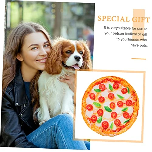 3 Pcs Mattress Mat Winter Machine Bed Bacon Comfortable Soft Round Orange Cozy For Warm Kennel Sleeping Cat Printing Pizza Portable Nest Pattern Puppy Plush Design Cute Pad 6 3 Pcs Mattress Mat Winter Machine Bed Bacon Comfortable Soft Round Orange Cozy For Warm Kennel Sleeping Cat Printing Pizza Portable Nest Pattern Puppy Plush Design Cute Pad - Image 4