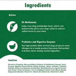 Urigreen Extra Strength Anti-Lawn Burn - DL-Methionine, Vitamins, Biotin, Yucca, And Probiotics - Metabolism Supplement For Dogs - 250 Tablets 11 Urigreen Extra Strength Anti-Lawn Burn - DL-Methionine, Vitamins, Biotin, Yucca, And Probiotics - Metabolism Supplement For Dogs - 250 Tablets -Pet Products Shop 51XZwWZIWXL