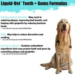 Liquid-Vet Advanced Teeth & Gums Supplements For Dogs | Dental Care For Dogs | Oral Mouth Care | Tartar + Plaque + Gingivitis -Pet Products Shop 51Xef4pcUML