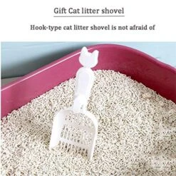 Luckxuan Cat Litter Box Fully Enclosed Cat Litter Cat Toilet Deodorant Anti-Splashing Cat Pot Large Flip Cat Litter Cat Supplies Cats Litter Pan (Color : Gray) -Pet Products Shop 51YChD2hvpL 1