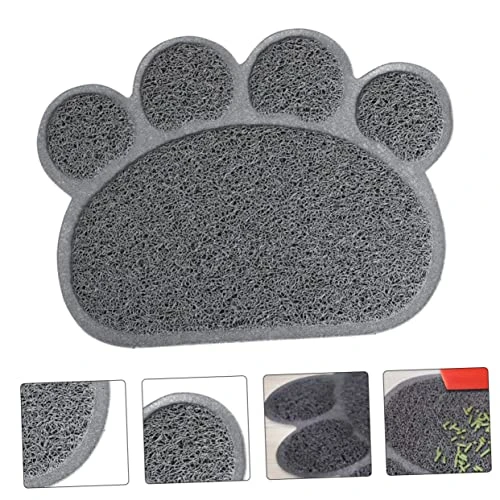 Hohopeti 2pcs Cat Mat Cat Litter Mat Dog Training Pads Puppy Washing Mat Anti-Skid Dog Pad Cat Drinking Bowl Pad PVC Food Mat Small Animals PVC Grey Water Proof Pet Feeding Mat Cat Food Pad 8 Hohopeti 2pcs Cat Mat Cat Litter Mat Dog Training Pads Puppy Washing Mat Anti-Skid Dog Pad Cat Drinking Bowl Pad PVC Food Mat Small Animals PVC Grey Water Proof Pet Feeding Mat Cat Food Pad - Image 6