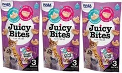 INABA Juicy Bites Grain-Free, Soft, Moist, Chewy Cat Treats With Vitamin E And Green Tea Extract, 0.4 Ounces Per Pouch, 15 Pouches (3 Per Pouch), 5 Flavor Variety Pack -Pet Products Shop 51YrrgcHuFL. AC