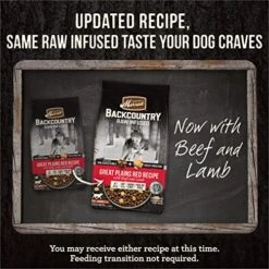 Merrick Backcountry Raw Infused Grain Free Dog Food, Great Plains Red Recipe, Freeze Dried Dog Food - 20.0 LB Bag -Pet Products Shop 51ZTvRybE0L