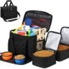 Kundu Cat & Dog Travel Bag - Includes 2 Food Carriers, 2 Bowls & Place Mat - Airline Approved - Black,6 Piece Set,KDU-011 1 Kundu Cat & Dog Travel Bag - Includes 2 Food Carriers, 2 Bowls & Place Mat - Airline Approved - Black,6 Piece Set,KDU-011 -Pet Products Shop 51ZbZqsNwNL