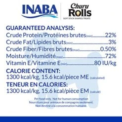 INABA Churu Rolls For Dogs, Grain-Free, Soft/Chewy Baked Chicken Wrapped Churu Filled Dog Treats, 0.42 Ounces Each Stick| 64 Stick Treats Total (8 Sticks Per Pack), Chicken With Salmon Recipe -Pet Products Shop 51ZmeM8rY0L