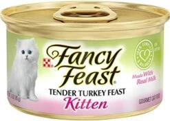 Purina Fancy Feast Pate Wet Kitten Food, Tender Turkey Feast - (24) 3 Oz. Cans -Pet Products Shop 51a3e3Wr ZL. AC