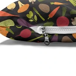 Lunarable Vegetable Pet Bed, Repeating Pattern With Various Healthy Fresh Foods On Dark Backdrop, Chew Resistant Pad For Dogs And Cats Cushion With Removable Cover, 24" X 39", Charcoal Grey Multicolor 9 Lunarable Vegetable Pet Bed, Repeating Pattern With Various Healthy Fresh Foods On Dark Backdrop, Chew Resistant Pad For Dogs And Cats Cushion With Removable Cover, 24" X 39", Charcoal Grey Multicolor -Pet Products Shop 51a5hlb60LL