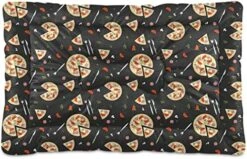 Food Pizza Dog Bed Cat Bed Soft Comfortable Pet Bed Non-Slip Calming Kennel Pad For Small Medium Large Dogs Cats 2116501 -Pet Products Shop 51ahWtGQRL. AC 1