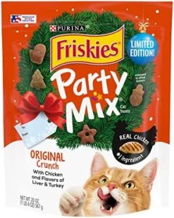 Purina Friskies Made In USA Facilities Cat Treats, Party Mix Original Crunch - 30 Oz. Pouch -Pet Products Shop 51ali6vVlWL. AC