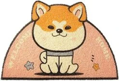 GENERIC Cat Litter Trapping Mat 23.6"x 15" For Cat Litter Box, Bathroom Mat, Bedroom Mat, Soft On Paws, Easy To Clean, Durable Cat Dog Bath Mat, Ripple Rug For Pet (Black Cat) -Pet Products Shop 51b8wrNNptL. AC