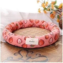 YangYan Cooling Pet Bed Mats, Breathable Pad Ultra Soft Comfortable Blanket Bed For Cats Small Medium Large Dogs Pet Summer Mats (Color : Blue Cat, Size : M) -Pet Products Shop 51cABBi8MML. AC 3