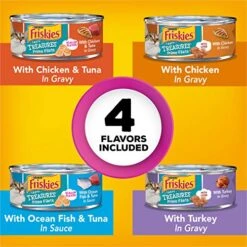 Purina Friskies Gravy Wet Cat Food Variety Pack, Tasty Treasures Prime Filets - (24) 5.5 Oz. Cans -Pet Products Shop 51cp6uG0BlL