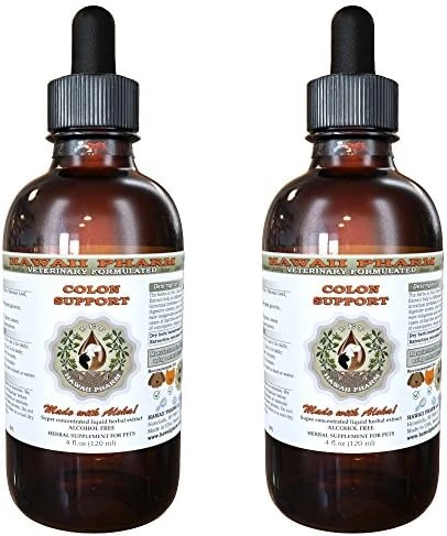 HawaiiPharm Colon Support, Veterinary Natural Alcohol-Free Liquid Extract, Pet Herbal Supplement 2x2 Oz 7 HawaiiPharm Colon Support, Veterinary Natural Alcohol-Free Liquid Extract, Pet Herbal Supplement 2x2 Oz - Image 5