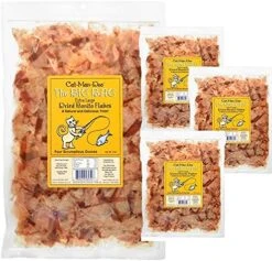 Cat-Man-Doo Extra Large Dried Bonito Flakes Treats For Dogs & Cats - All Natural High Protein Flakes - 4oz. / 112g Bag -Pet Products Shop 51dJx4VHTNL. AC