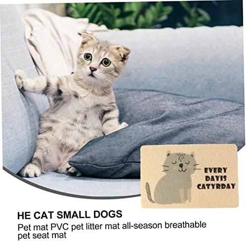 Cat Litter Mat 1pc Pet Outdoor Litter Box Litter Mat For Litter Box Dog Cushion Outdoor Mat Cat Litter Box Mat Cat Mat Outdoor Seat Cushion Litter Cat Cushion PVC 6 Cat Litter Mat 1pc Pet Outdoor Litter Box Litter Mat For Litter Box Dog Cushion Outdoor Mat Cat Litter Box Mat Cat Mat Outdoor Seat Cushion Litter Cat Cushion PVC - Image 4