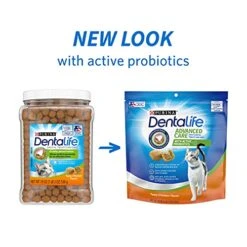 Purina DentaLife Made In USA Facilities Cat Dental Treats, Tasty Chicken Flavor - 19 Oz. Pouch