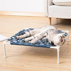 GAMIRA Pet Hammock Pet Bed, Cat Hammock, Four Seasons Washable Independent Elevated Bed, Suitable For Cat And Dog Detachable Outdoor Travel (Color : B) -Pet Products Shop 51e1vI0qsKL