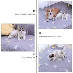 TEHAUX Puppy Dog Cat Sleep Blanket Mat, Cat Litter Mat Dog Food Mat, Cat Mat Non- Sticky Cat Litter Blanket For Sleeping Cat Carpet Cat Sleeping Mat Pet Floor Mat, Cat Sleep Litter Mat 12 TEHAUX Puppy Dog Cat Sleep Blanket Mat, Cat Litter Mat Dog Food Mat, Cat Mat Non- Sticky Cat Litter Blanket For Sleeping Cat Carpet Cat Sleeping Mat Pet Floor Mat, Cat Sleep Litter Mat -Pet Products Shop 51eFmV0jTrL