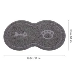 Dogman Toys 2 Pcs Washable Cat Litter Mat Anti- Slip Pet Bowl Mats Dog Cat Pet Feeding Pad Water Bowl Placemat Floor Mat For Kitten Pet Dogs Cats Red Light Grey Dog Treat Toy -Pet Products Shop 51eLMeKFg8L